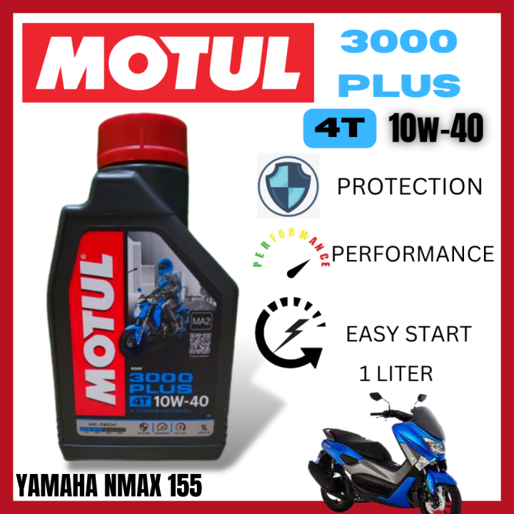 ORIGINAL MOTUL 3000 PLUS 4T 10W40 FOR YAMAHA NMAX 155 4STROKE MOTOR