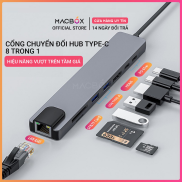 HUB Type C và HUB USB 3.0, Bộ chia chuyển đổi to HDMI,USB 3.0,SD,TF,RJ45