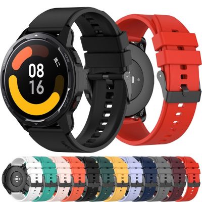 ✕❈ 22mm Watch Strap For Xiaomi Mi watch Silicone Smartwatch Belt Bracelet For Xiaomi S1/color2 sport Silicone Replacement Band