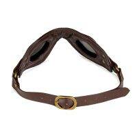 HotAdjustable PU หนัง Vintage Steampunk Goggles ฮาโลวีนคอสเพลย์คอสเพลย์อุปกรณ์เสริมผู้หญิงแว่นตาตกแต่งสำหรับ Riding