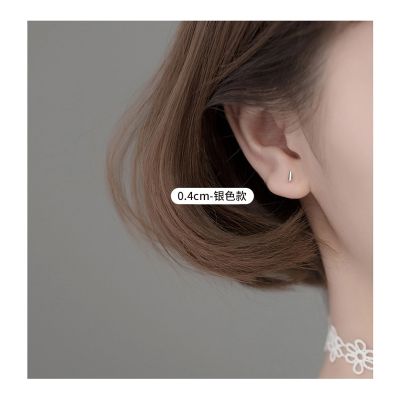 ┋ La Monada Small Stud Earrings For Women 925 Sterling Stick Minimalist Woman Earring Korean Nut Silver 925 Earring Jewelry FemaleTH