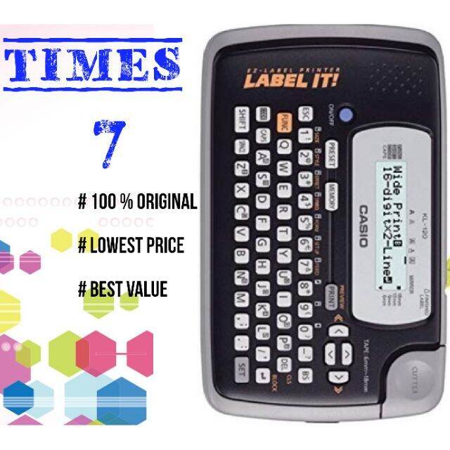 CASIO KL 120 LABEL PRINTER Lazada PH