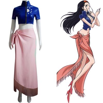 One Piece Nico Robin Cosplay Costume Dress Outfits Halloween Carnival Suit