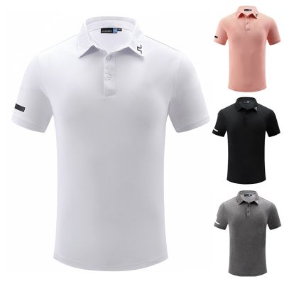 Golf clothing summer quick-drying sports mens POLO shirt solid color short-sleeved T-shirt breathable outdoor casual wear top XXIO ANEW Le Coq Titleist Honma DESCENNTE Callaway1♞☸❁