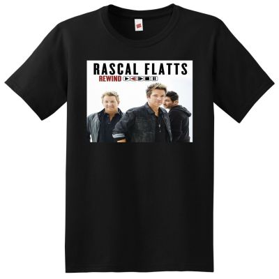 เสื้อยืดโอเวอร์ไซส์ขายส่ง เสื้อยืด พิมพ์ลาย Rascal Flatts Rewind แฟชั่นฤดูร้อน สําหรับของขวัญวันพ่อS-4XL  XI24