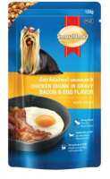 SmartHeart Chicken Chunk in Gravy - Bacon &amp; Egg Flavor 120g x 12 pouches