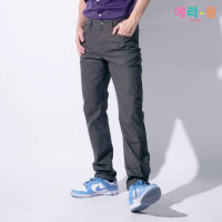 era-won  กางเกงขายาว ทรงกระบอก รุ่น LOOSE PANTS  สี OLIVE SQUID