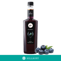 HILLKOFF : น้ำเชื่อมแต่งกลิ่น Lin Syrup ลิน ไซรัป กลิ่น Blueberry ขนาด 750 ml.