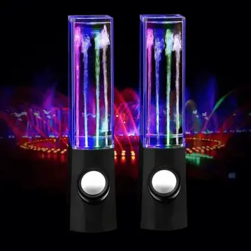 New Wireless Dancing Water Speaker LED Light Fountain Speaker Home Party  for PC Laptop For Phone Portable Desk Stereo SpeakerLED