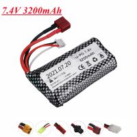 lffa33 18650 battery 7.4V 3200mAh Lipo Battery For Q46 Wltoys 10428 /12428/12423 RC Car Spare Accessories 7.4v RC Toys Battery 1pcs