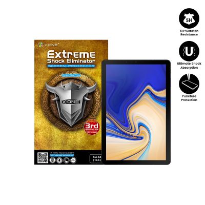 Samsung Galaxy Tab S4 ( 10.5) X-One Extreme Shock Eliminator (3rd) Clear Screen Protector