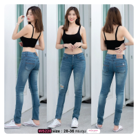[Denim Jeans] กางเกงยีนส์เดนิม ยีนส์เท่ๆมีสไตน์ WinSman สนิม แต่งขาด รุ่น WS220 กางเกงยีนส์เดฟ(เป้ากระดุม) กางเกงยีนส์ผู้หญิง กางเกงขายาว ทรงสวย