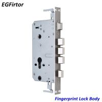 EGFirtor Metal Stainless Steel Electronic Lock Body Fingerprint Lock 240X24MM Square Bolt And Cylindrical Bolt