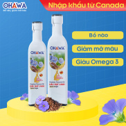 Dầu hạt lanh ép lạnh bền nhiệt OHAWA - Nhập khẩu Canada - Giàu Omega 3