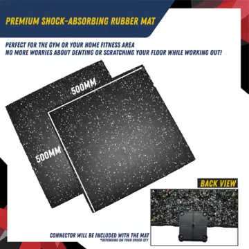 Premium Shock-Absorbing Rubber Mat