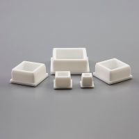 4pcs Square Silicone Chair Leg Caps Table Floor Feet Cover Protector Pads Furniture Pipe Hole Plugs Home Decor 20.6~50.6mm Pipe Fittings Accessories