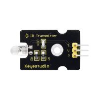 Keyestudio DC 3-5V 38khz โมดูลเครื่องส่งสัญญาณอินฟราเรด IR ดิจิตอลสําหรับ Arduino Electronic Building Block CE FCC Compliant