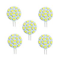 15 leds G4 LED 5730SMD 12V AC/DC 24V DC White Marine Camper RV Light Lamp Bi-Pin Boat Bulb 5PCS/lot