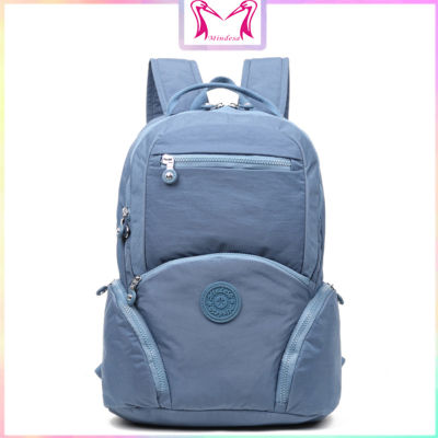 Mindesa Outdoor กระเป๋าเป้สะพายหลังขนาดใหญ่ความจุ Multi-Compartment Zippered Storage Backpack Nylon Waterproof Backpack Adjustable Shoulder Strap Large Bag