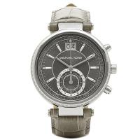 นาฬิกาผู้หญิง MICHAEL KORS Sawyer Grey Dial Grey Leather Ladies Watch MK2432
