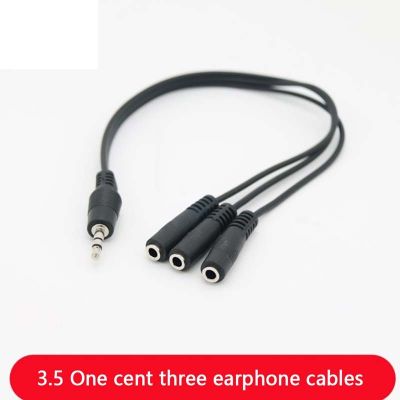 3.5mm 3 Way Port Aux Multi Headphone Earphone Audio Splitter Adapter 3.5mm Jack HUB Splitter Audio Cable 1 Male to 3 Female