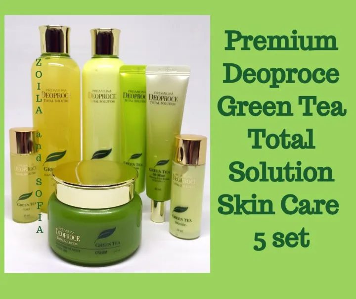 Premium Deoproce Green Tea Total Solution Set 5 Lazada PH