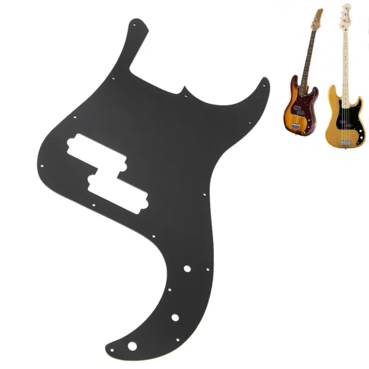 Black Mirror P Bass Pickguard PB Scratch Plate Fits Precision Bass