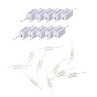 10 PCS 5W 10 Ohm Ceramic Load Resistors &amp; 10X Wirewound Ceramic Cement Resistors 100 Ohm 5W Watt 5%