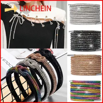 Bling Crystal Rhinestone String Rope for Hoodies/Sweaters/Sweatpants  (Rainbow)