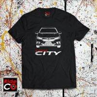 RIDECO เสื้อเชิ้ตแขนสั้น Honda City สำหรับผู้ชาย S-3XL  TOP