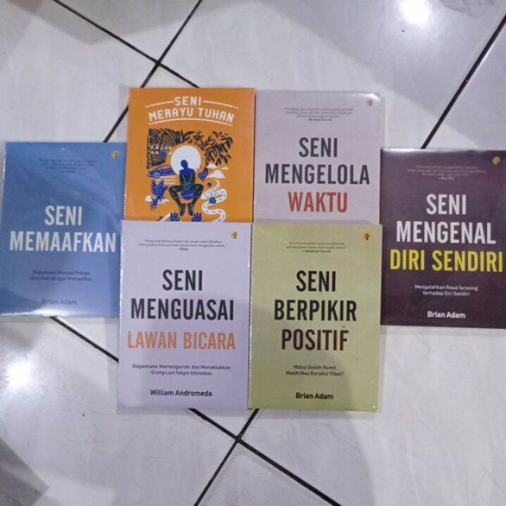 Paket 6 Buku Seni Mengenal, Seni Menguasai Lawan Bicara, Seni Berfikir ...