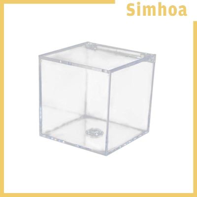 [SIMHOA] กล่องอะคริลิคใส พร้อมฝาปิด สําหรับใส่ของขวัญ งานแต่งงาน บ้าน 5201712☽