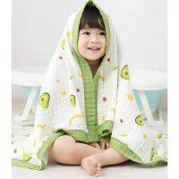 ♞ High Density Six Layers Baby Bath Towel Used for Baby Stroller Blanket Stroller Cover or Nursing Cover Ultra-absorbent