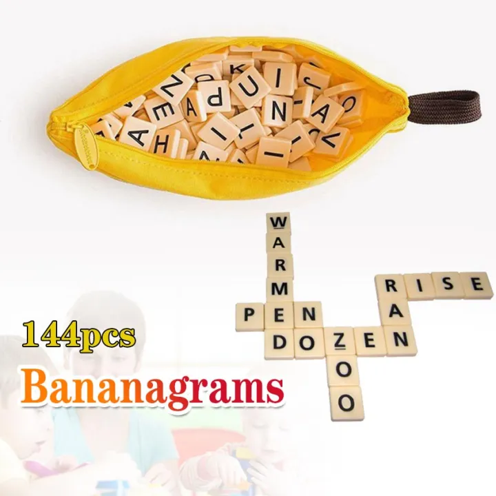 【New】 Bananagrams Crossword Game Scrabble Game Alphabet Educational
