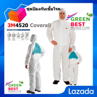 ชุดป้องกันเชื้อโรค และสารเคมี 3M4520 3M Protective Coverall 4520