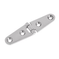 Marine 316 Grade Stainless Steel Boat Deck Cabin Strap Hinge - 3.94 x 1inch