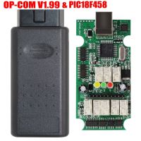 OP COM V1.95 FW OPCOM PIC18F458 Chip for Op-el V5 Board OBD2 Scanner Diagnostics-Tool