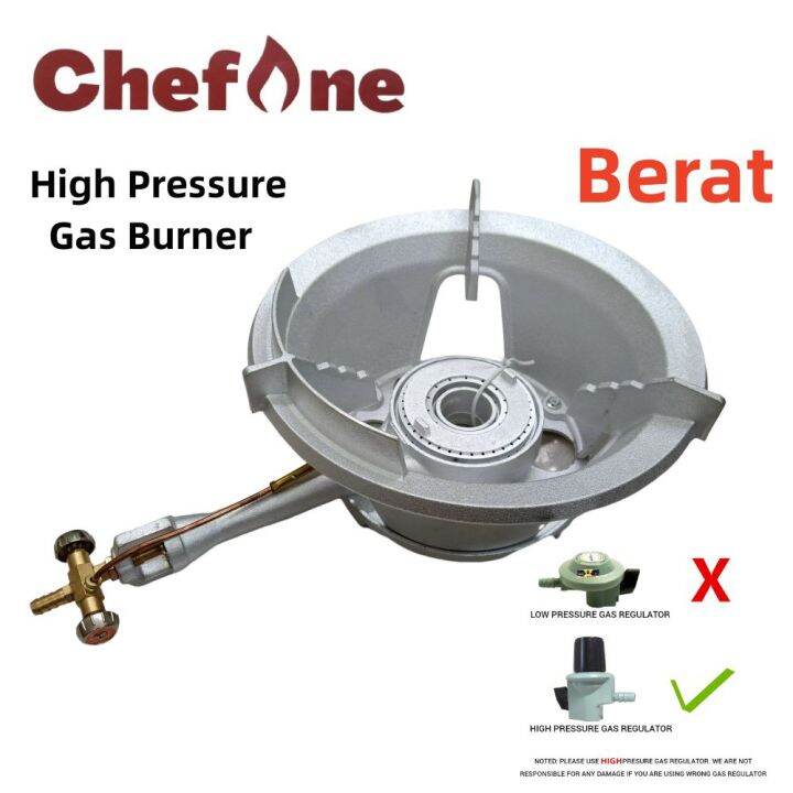 [FAST SHIPPING] ChefOne UFHP123BERAT Cast Iron High Pressure Gas Burner Lazada