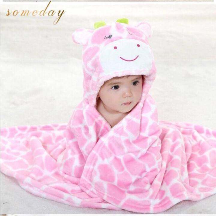 Kid Baby Children Beach Hooded Towel Children Cartoon Baby Bath Towel