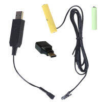 แหล่งจ่ายไฟแบบ USB 6V 4AAA แบตเตอรี่เลียนแบบสำหรับแปรงสีฟันเครื่องเล็มหนวดรีโมทคอนโทรลนำกลับมาใช้ใหม่ได้