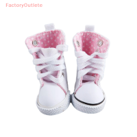 FactoryOutlete?Cheap? อุปกรณ์เสริมตุ๊กตา5cm high TOP Canvas รองเท้าผ้าใบลำลองสำหรับตุ๊กตา BJD 1/6