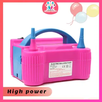 110V Portable Double Hole Electric Balloon Inflator Pump Air