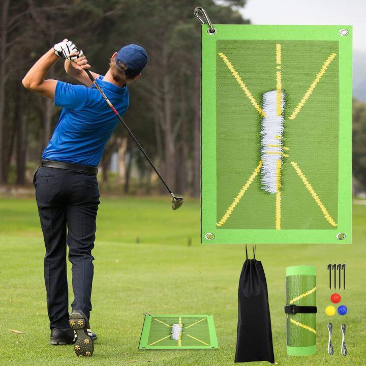 New golf swing track pad Golf swing practice pad Stroke trace detection ...