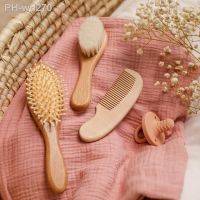 Baby Comb Beech Wooden Brush Boys Girls Bathing Comb Baby Care Hair Brush Natural Beech Newborn Massager Product Kids Hair Brush