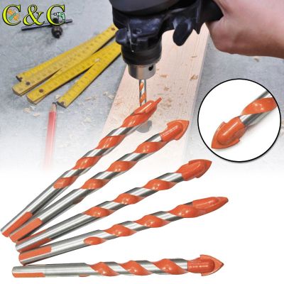 HH-DDPJ3 To12mm Yg6x Triangle Twist Drill Bit Concrete Glass Ceramics Tile Marble Drill Bit Round Shank Wall Hole Saw Drilling