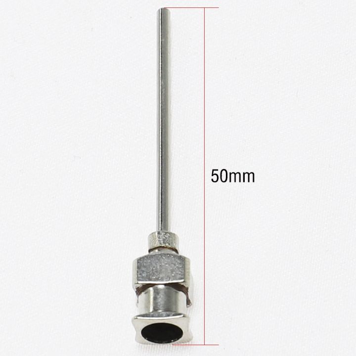 yf-12pcs-1-5-inches-50mm-stainless-steel-syringe-dispensing-blunt-needle-tip-pin-adhesive-stainless-steel-needle