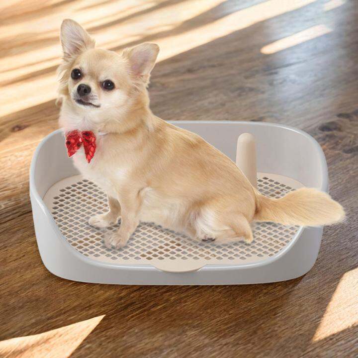 Aimishion Pets Litter Box Litter Pans Easy Clean Loo Dogs Toilet