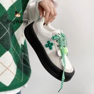 JingWang Mới của phụ nữ hàn quốc giày bệt thoải mái bình thường của phụ nữ giày thời trang nhẹ giày bệt của phụ nữ giày học sinh giày trượt thumbnail