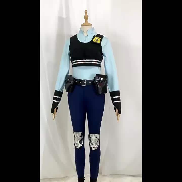 Christmas Costume Zootopia Rabbit Officer judy Judy cosplay Comic Show ...