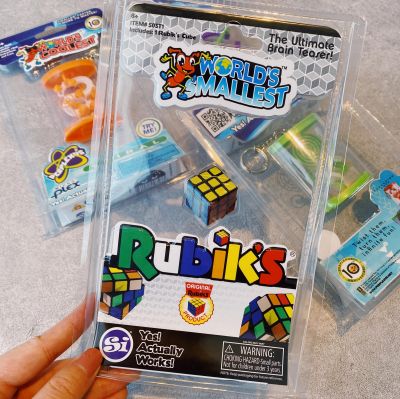 Rare Goods Collection Grade Genuine Mini Rubiks Cube Miniature Scene Classic Educational Toys 3D Puzzle Party Gift